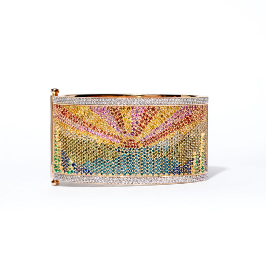 Sunset Dream Bracelet by Grace Winfrey showcasing warm hues reminiscent of a sunset.