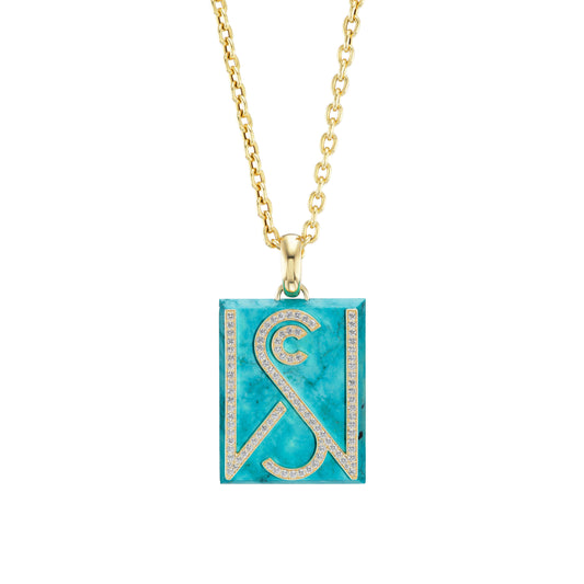 Custom Initials Pendant