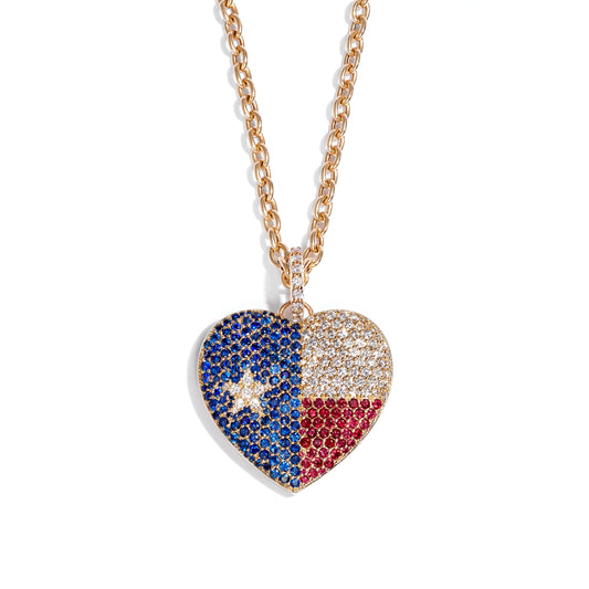 Texas Heart Pendant